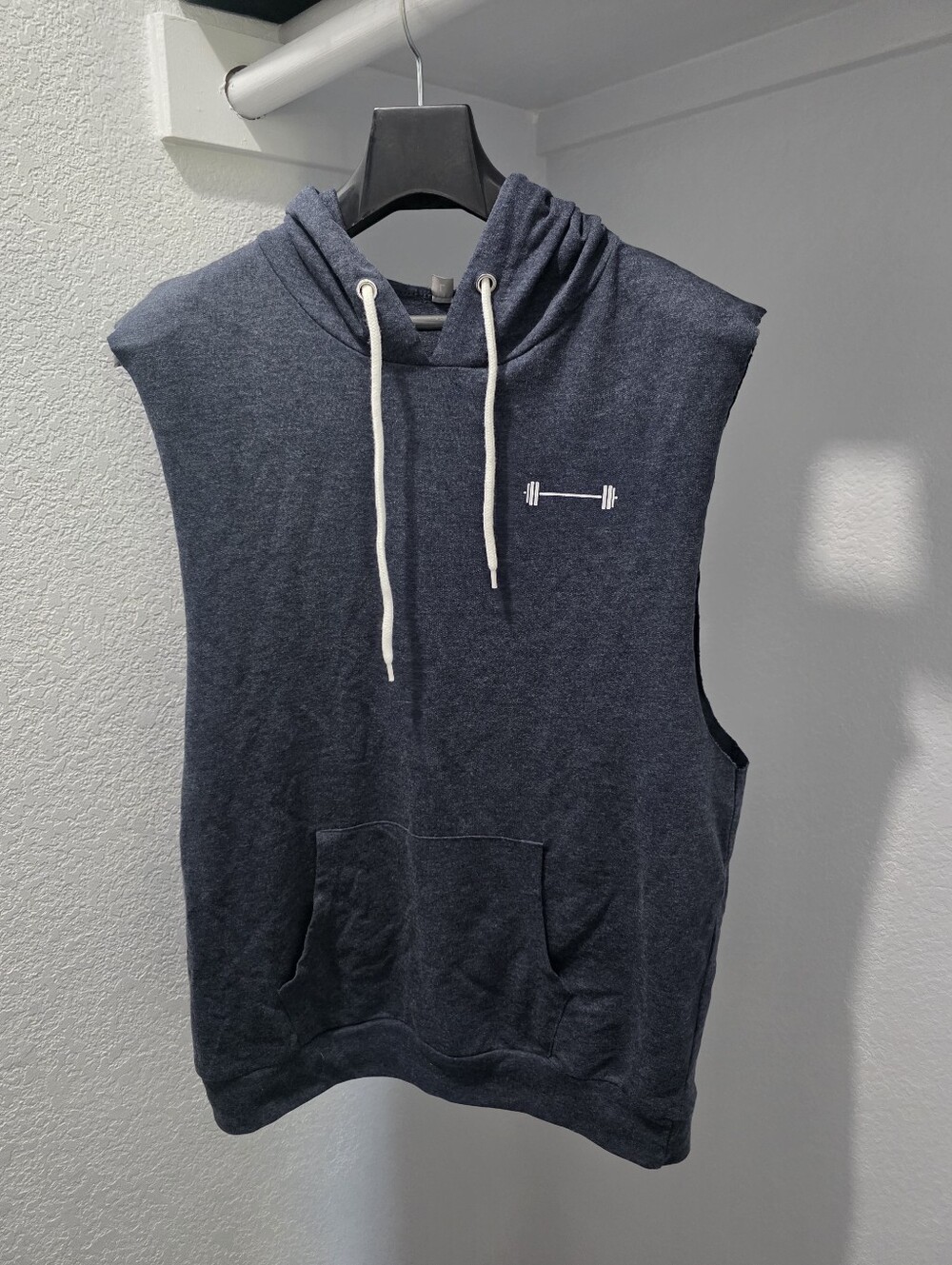 Women's L Cropped Sleeve Weightlifting Hoodie